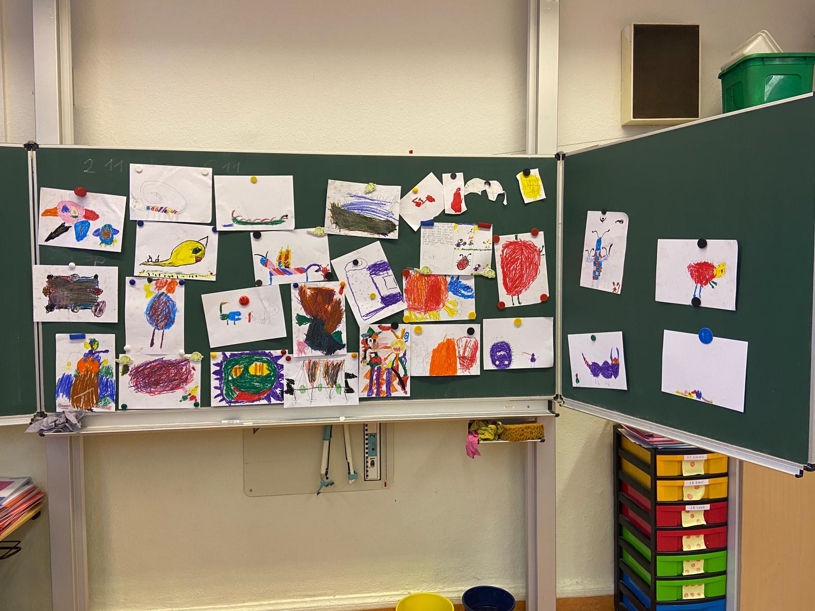 Kunst in Klasse 2 – Carl-von-Linné-Schule